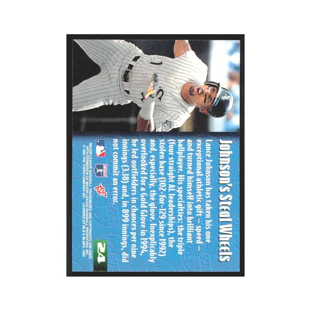 1995 Stadium Club Members Only Lance Johnson White Sox #24
