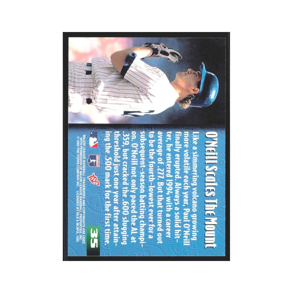 1995 Stadium Club Members Only Paul O'Neill Yankees #35