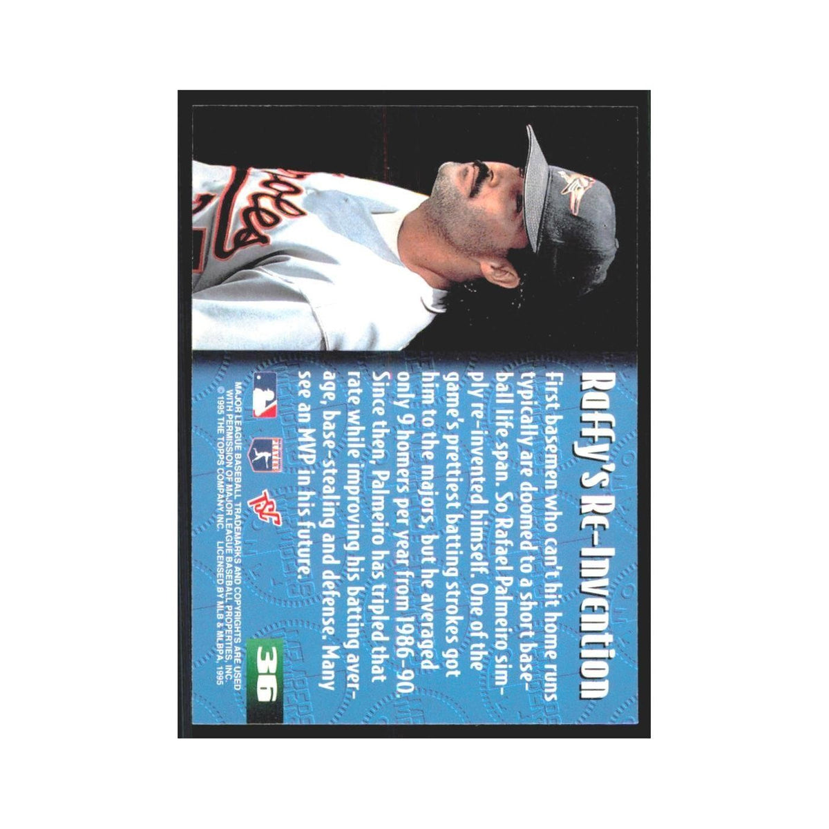 1995 Stadium Club Members Only Rafael Palmeiro Orioles #36