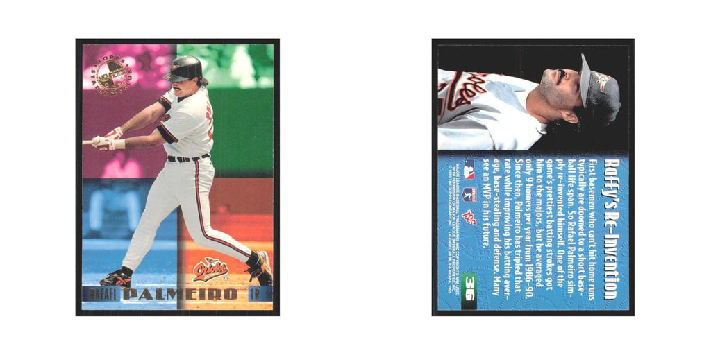 1995 Stadium Club Members Only Rafael Palmeiro Orioles #36