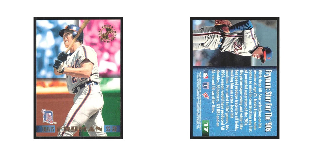 1995 Stadium Club Members Only Travis Fryman Tigers #17