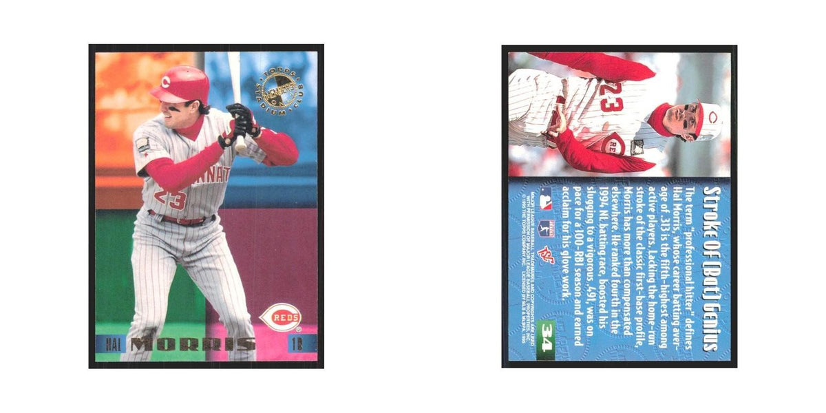 1995 Stadium Club Members Only Hal Morris Reds #34