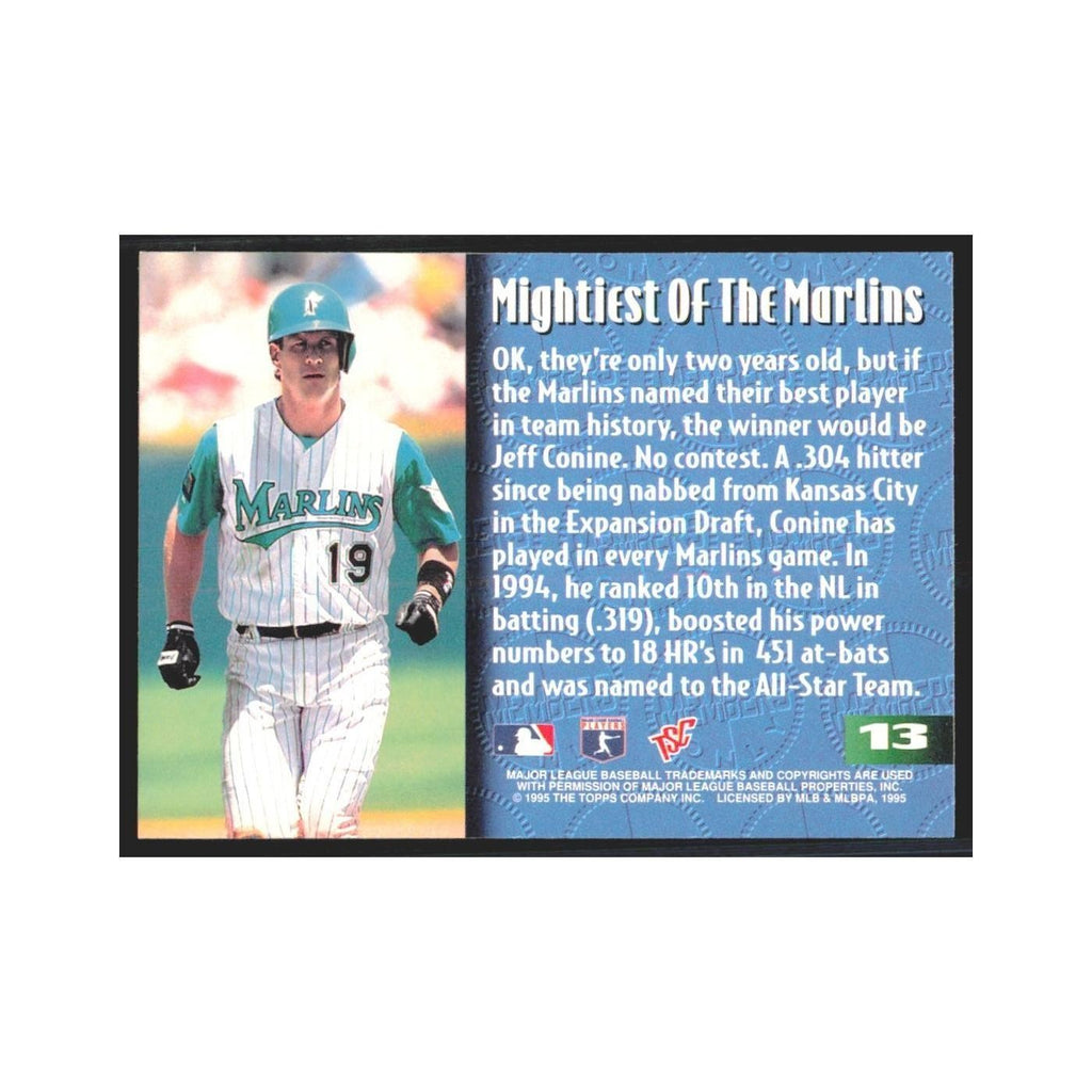 1995 Stadium Club Members Only Jeff Conine Florida Marlins #13