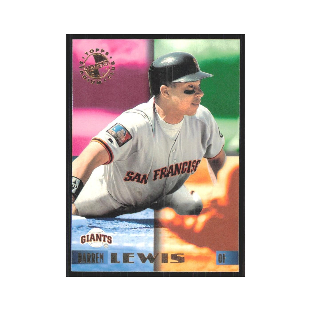 1995 Stadium Club Members Only Darren Lewis Giants #28