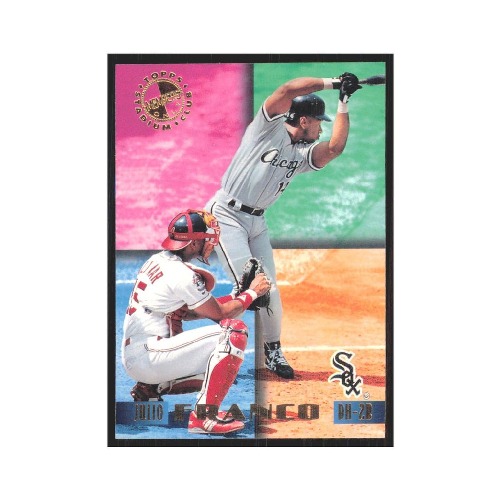 1995 Stadium Club Members Only Julio Franco White Sox #16
