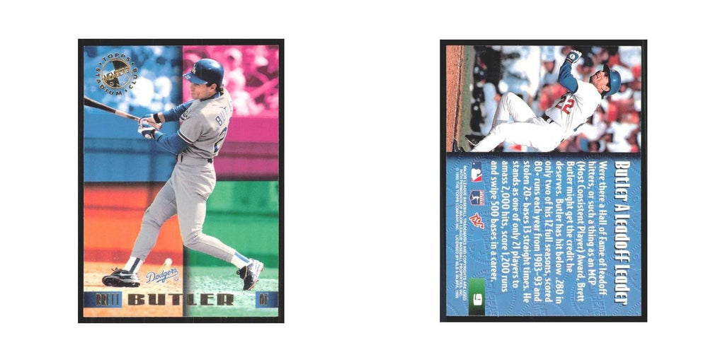 1995 Stadium Club Members Only Brett Butler Dodgers #9