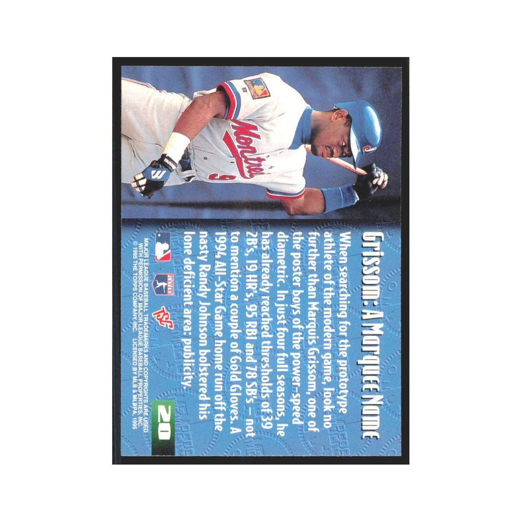 1995 Stadium Club Members Only Marquis Grissom Montreal Expos #20