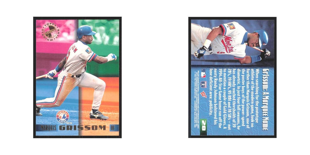 1995 Stadium Club Members Only Marquis Grissom Montreal Expos #20