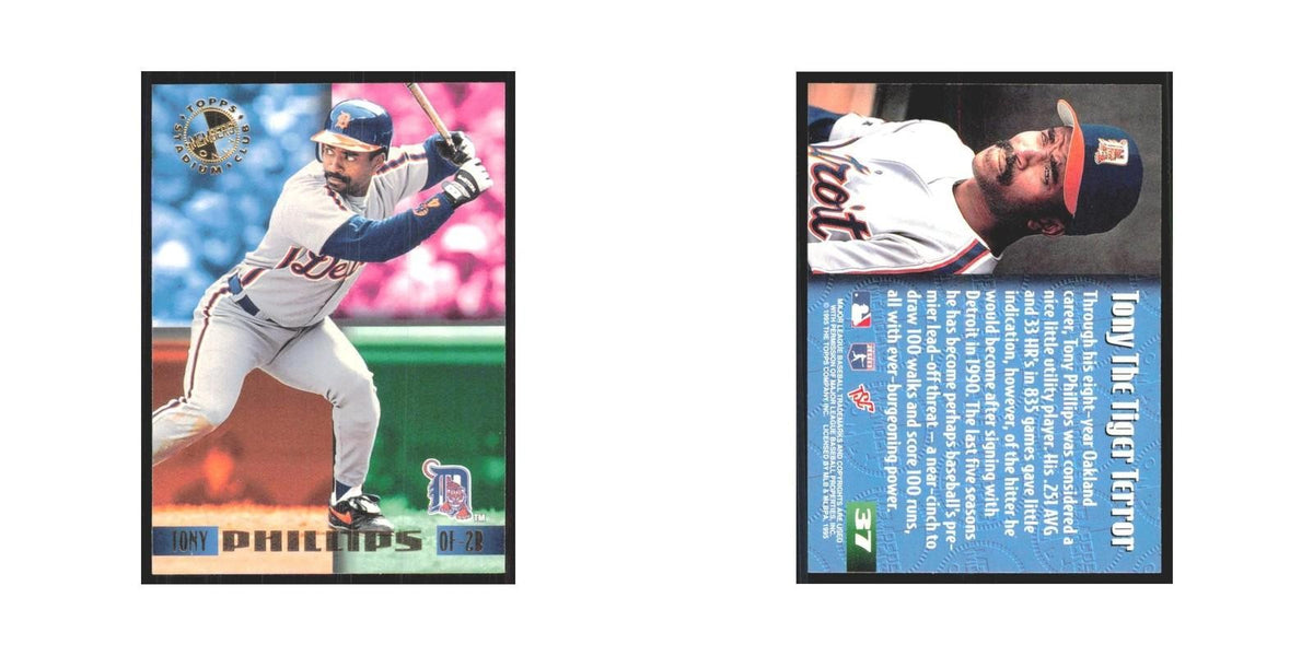 1995 Stadium Club Members Only Tony Phillips Tigers #37