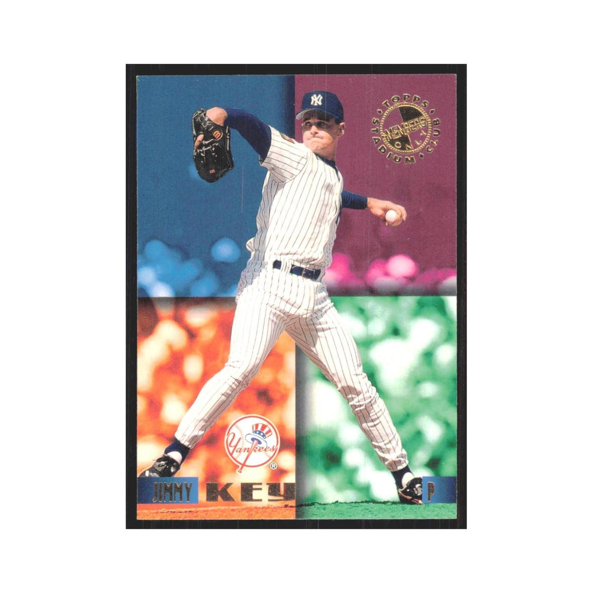 1995 Stadium Club Members Only Jimmy Key Yankees #25