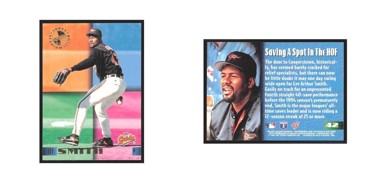1995 Stadium Club Members Only Lee Smith Orioles #42