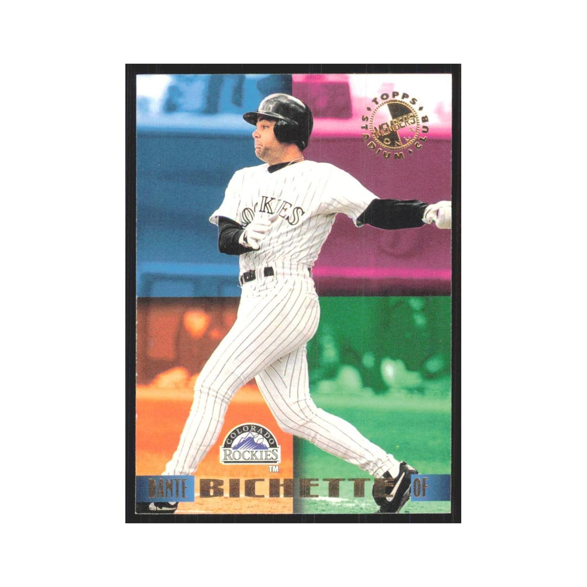 1995 Stadium Club Members Only Dante Bichette Rockies #5