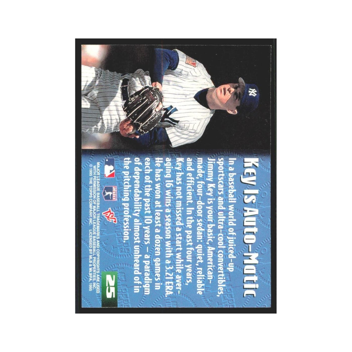 1995 Stadium Club Members Only Jimmu Key Yankees #25