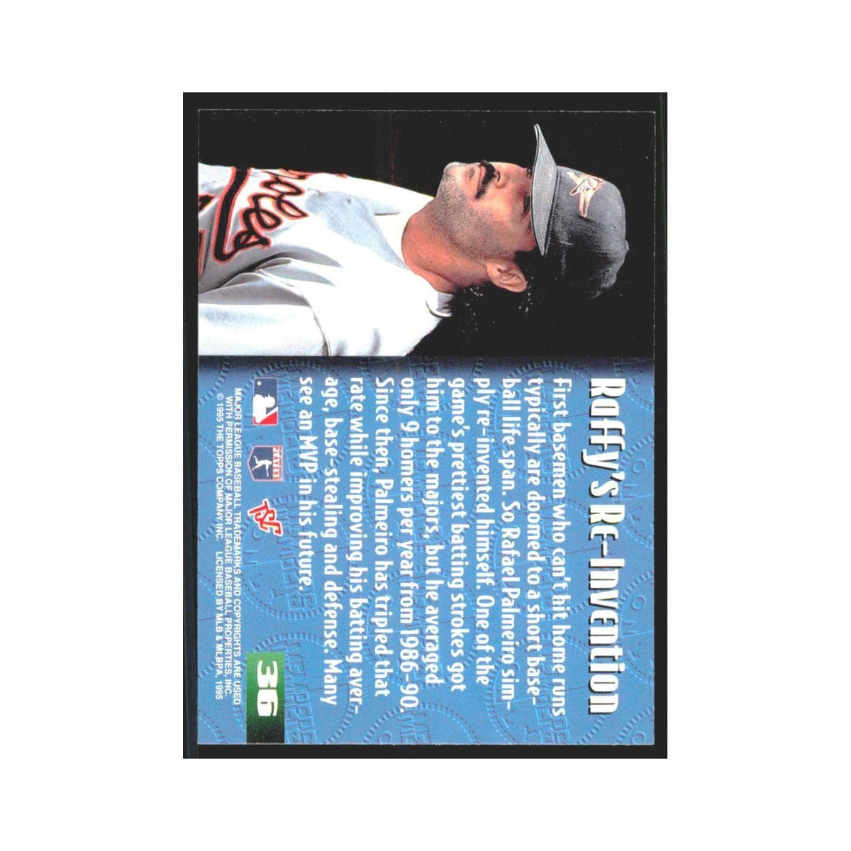 1995 Stadium Club Members Only Rafael Palmeiro Orioles #36