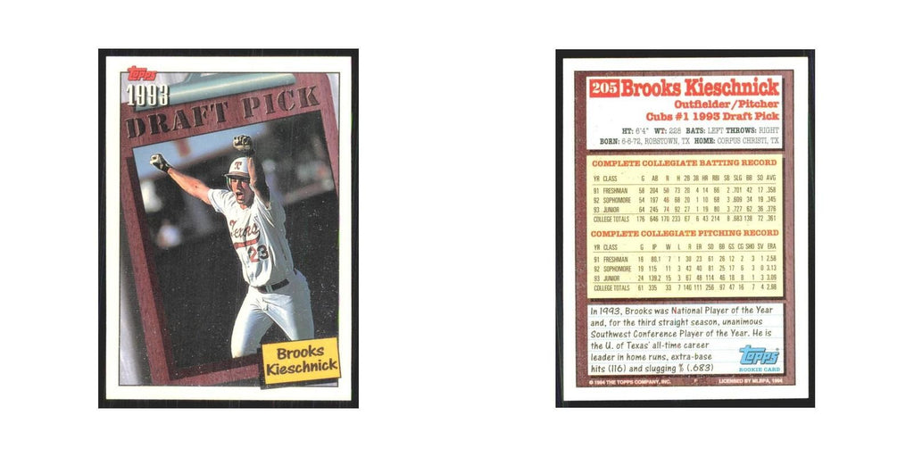 1994 Topps Brooks Kieschnick Cubs #205