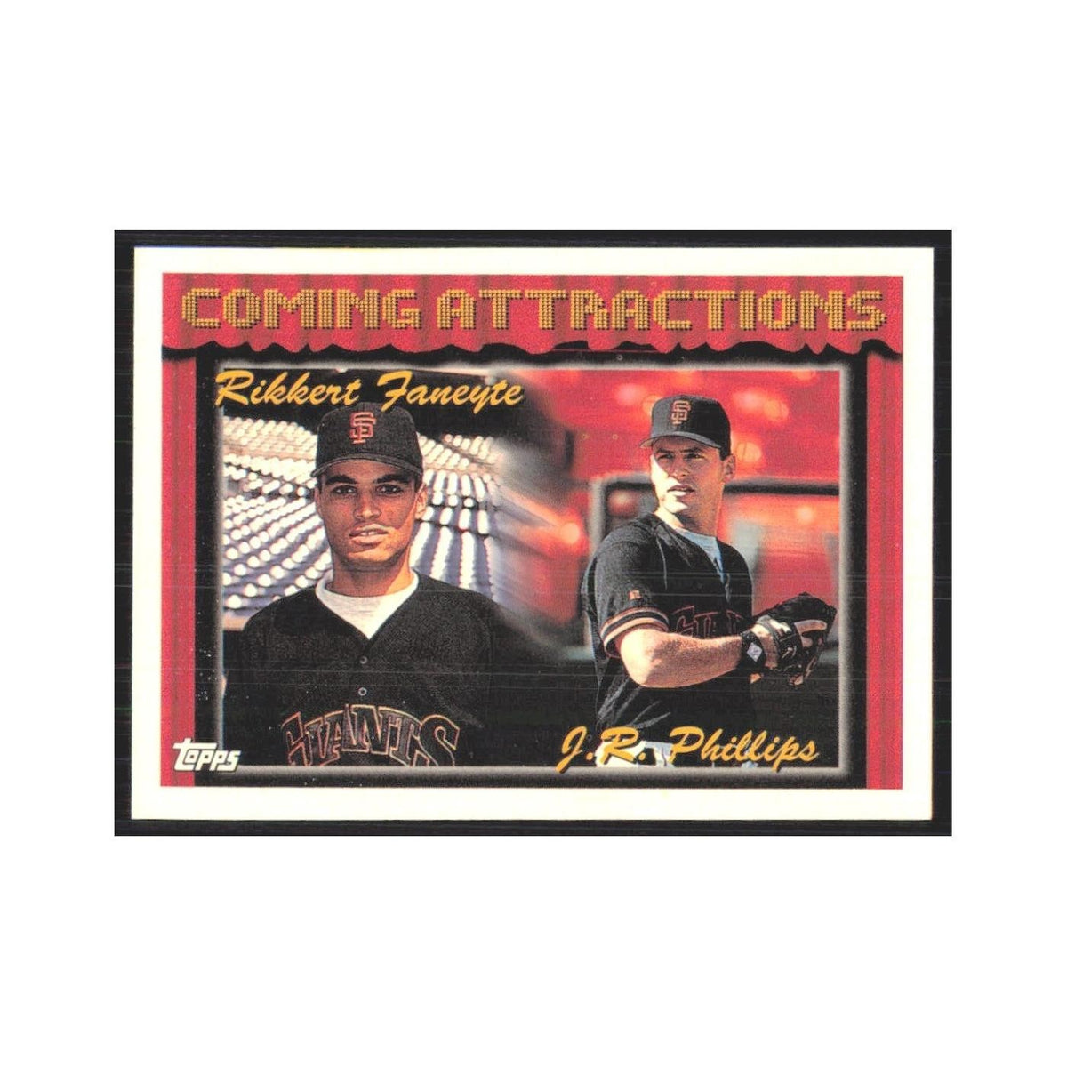 1994 Topps Rikkert Faneyte/J.R. Phillips Giants #790