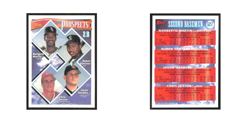 1994 Norberto Martin/Ruben Santana/Jason Hardtke/Chris Sexton Chicago White Sox/