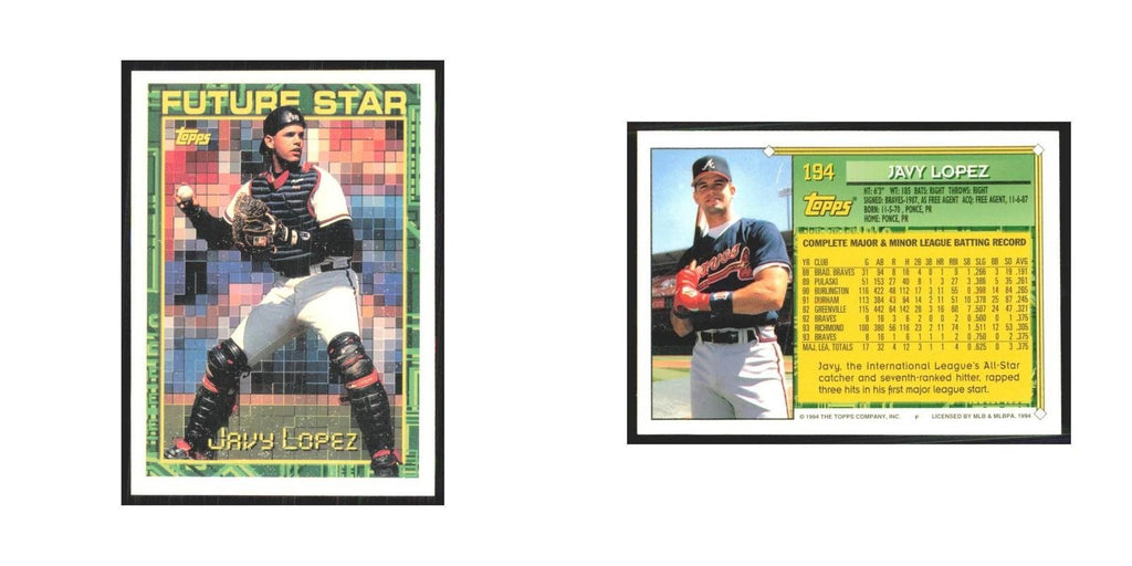 1994 Topps Javy Lopez Braves #194