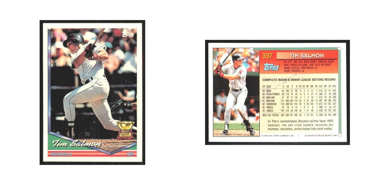 1994 Topps Tim Salmon Angels #397