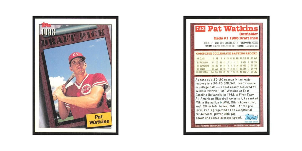 1994 Topps Pat Watkins Reds #743