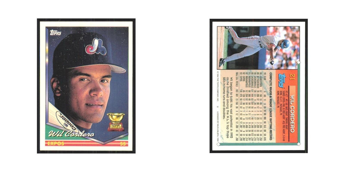 1994 Topps Wil Cordero Montreal Expos #21