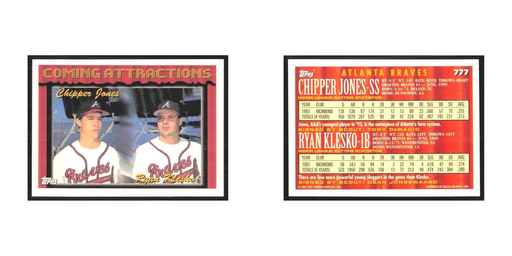 1994 Topps Atlanta Braves Braves #777