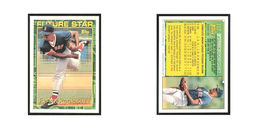 1994 Topps Frank Rodriguez Red Sox #112