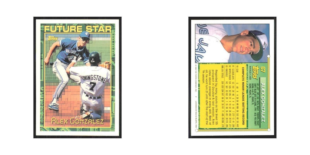 1994 Topps Alex Gonzalez Blue Jays #67