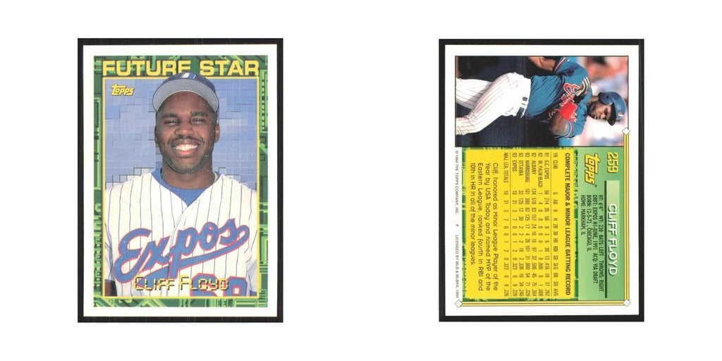 1994 Topps Cliff Floyd Montreal Expos #259