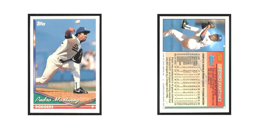1994 Topps Pedro Martinez Dodgers #268