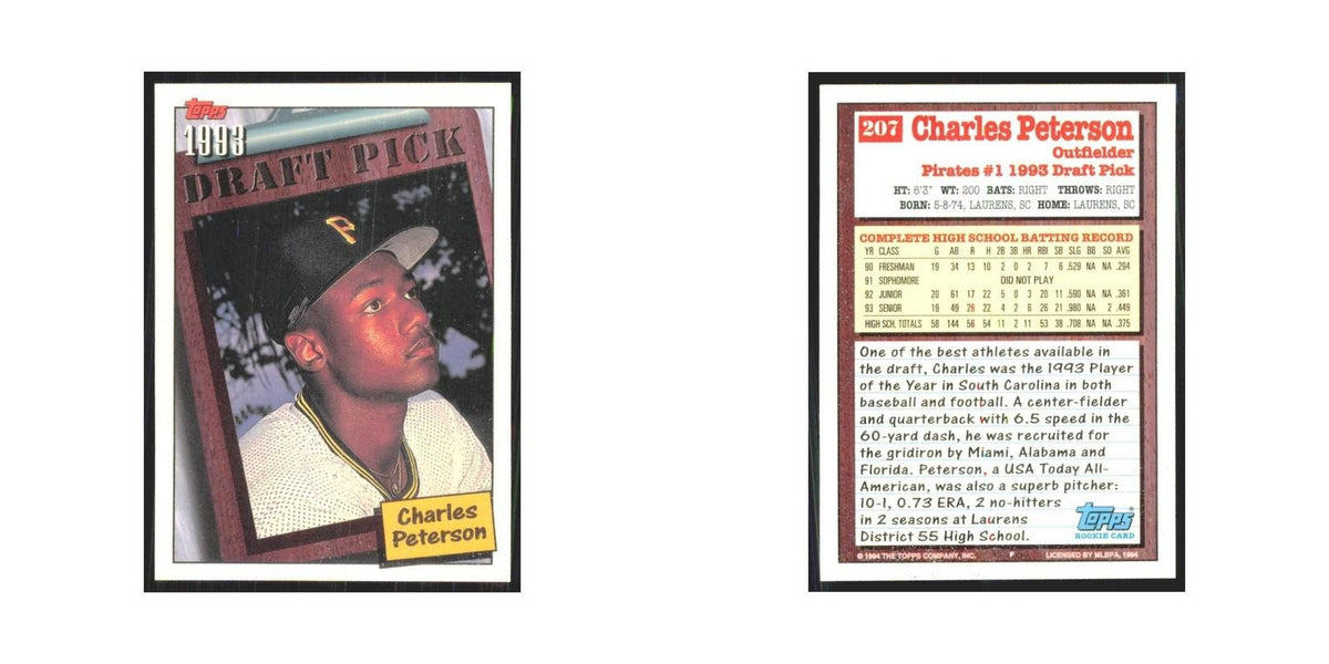 1994 Topps Charles Peterson Pirates #207