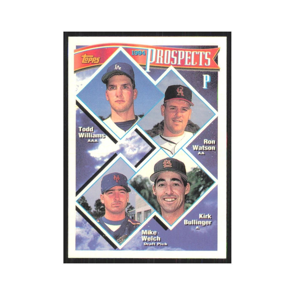 1994 Todd Williams/Ron Watson/Kirk Bullinger/Mike Welch St. Louis Cardinals/Los