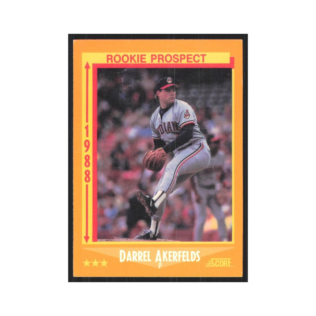 1988 Score Darrel Akerfelds Indians #632