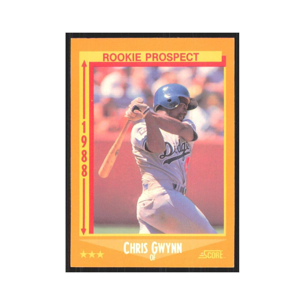 1988 Score Chris Gwynn Dodgers #640