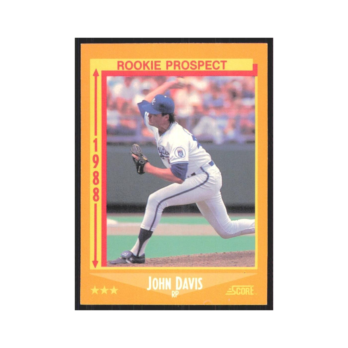 1988 Score John Davis Royals #636