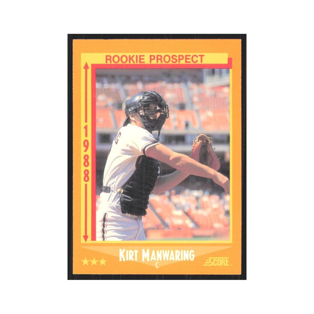 1988 Score Kirt Manwaring Giants #627