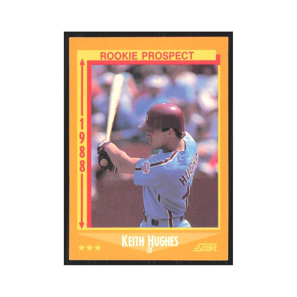 1988 Score Keith Hughes Phillies #635