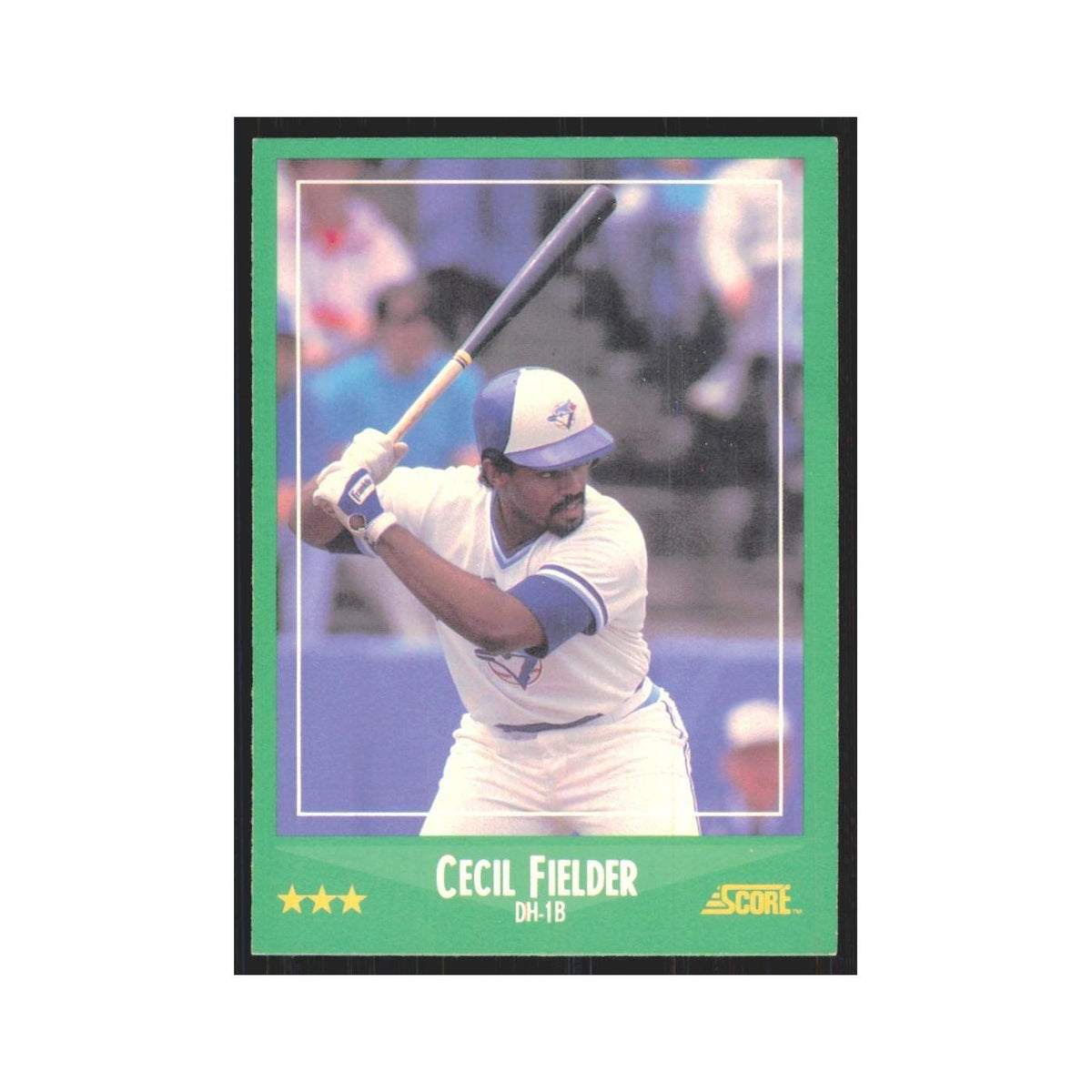 1988 Score Cecil Fielder Blue Jays #399