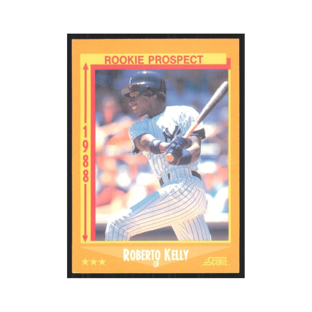 1988 Score Roberto Kelly Yankees #634