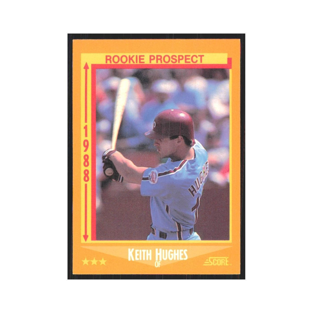 1988 Score Keith Hughes Phillies #635