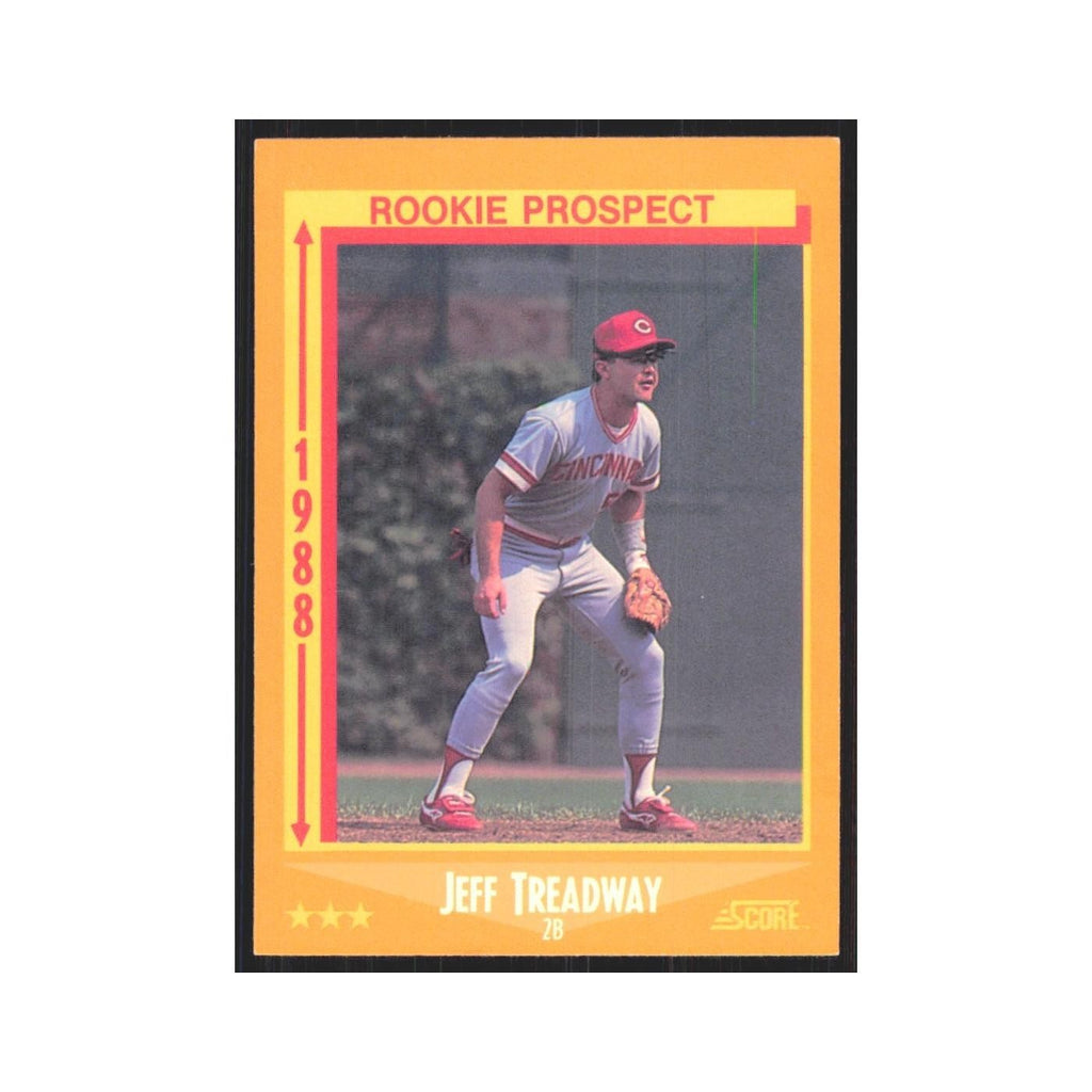 1988 Score Jeff Treadway Reds #646