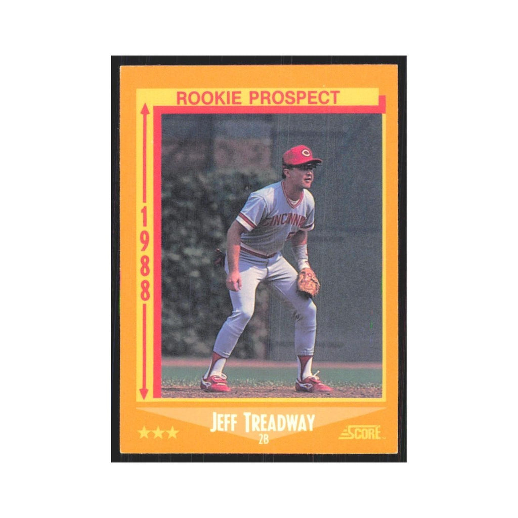 1988 Score Jeff Treadway Reds #646