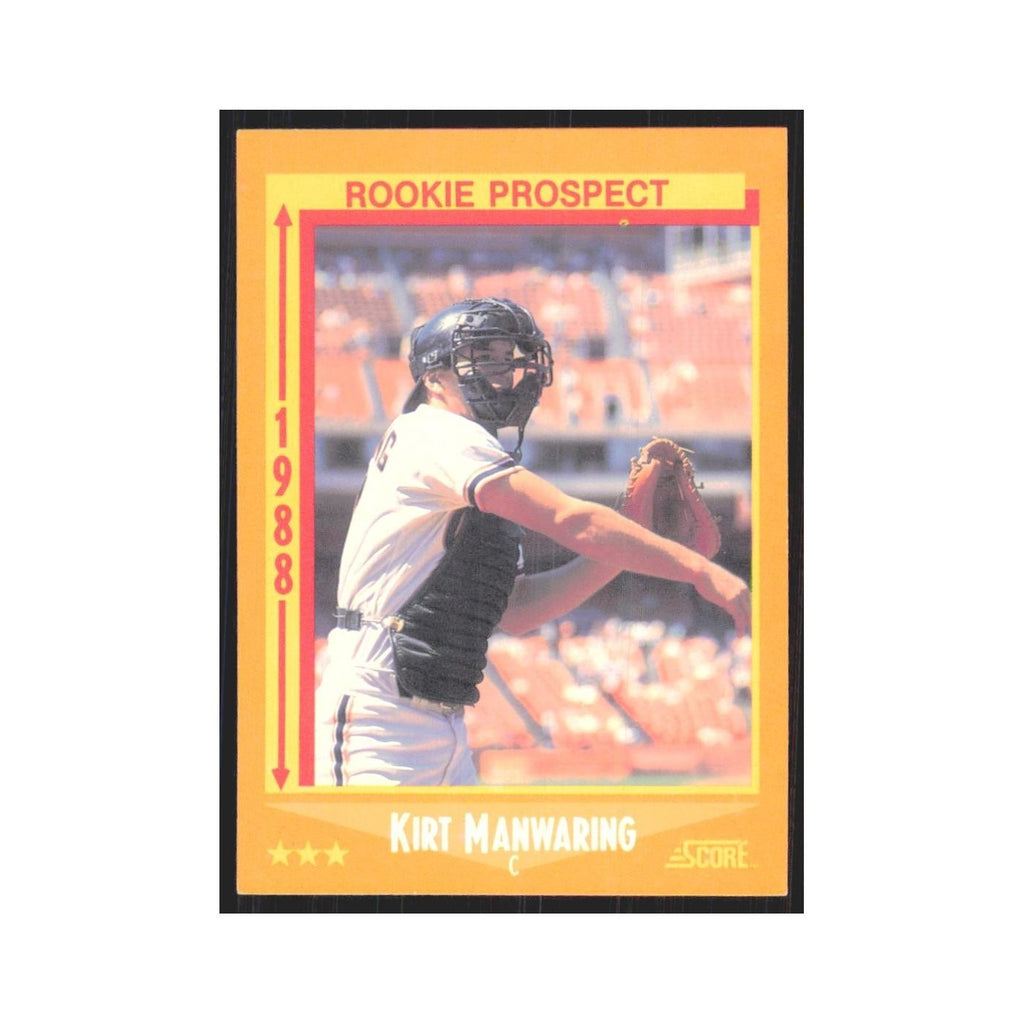 1988 Score Kirt Manwaring Giants #627