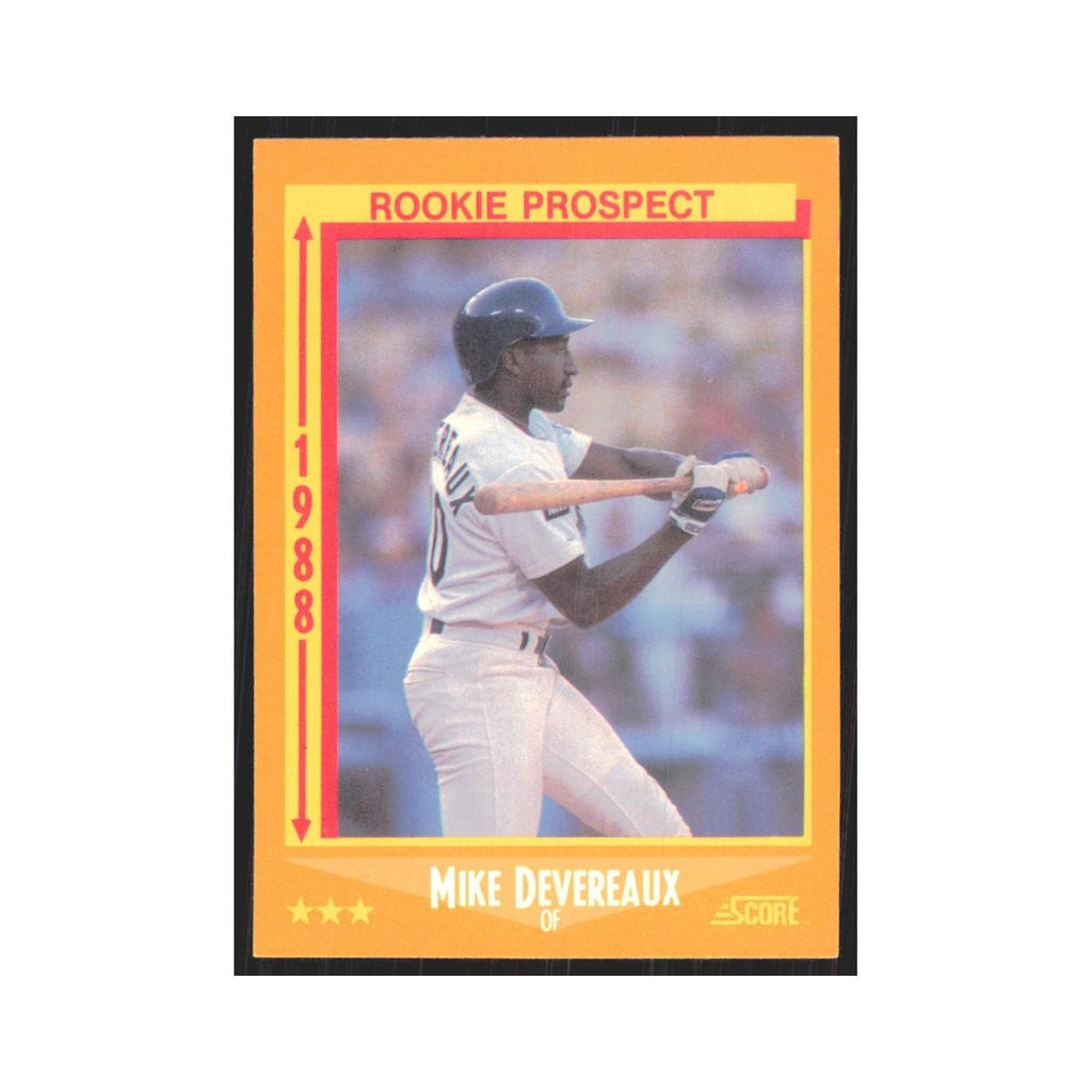 1988 Score Mike Devereaux Dodgers #637