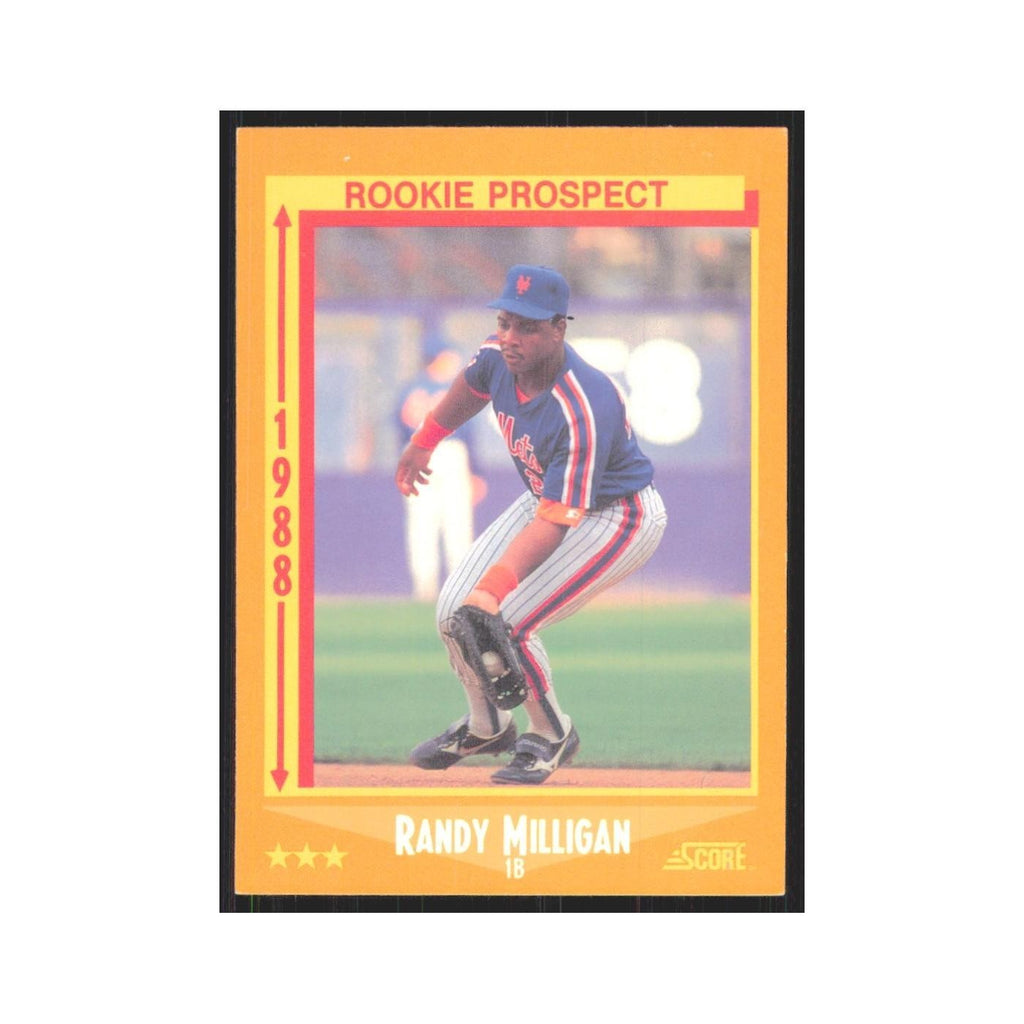1988 Score Randy Milligan Mets #623