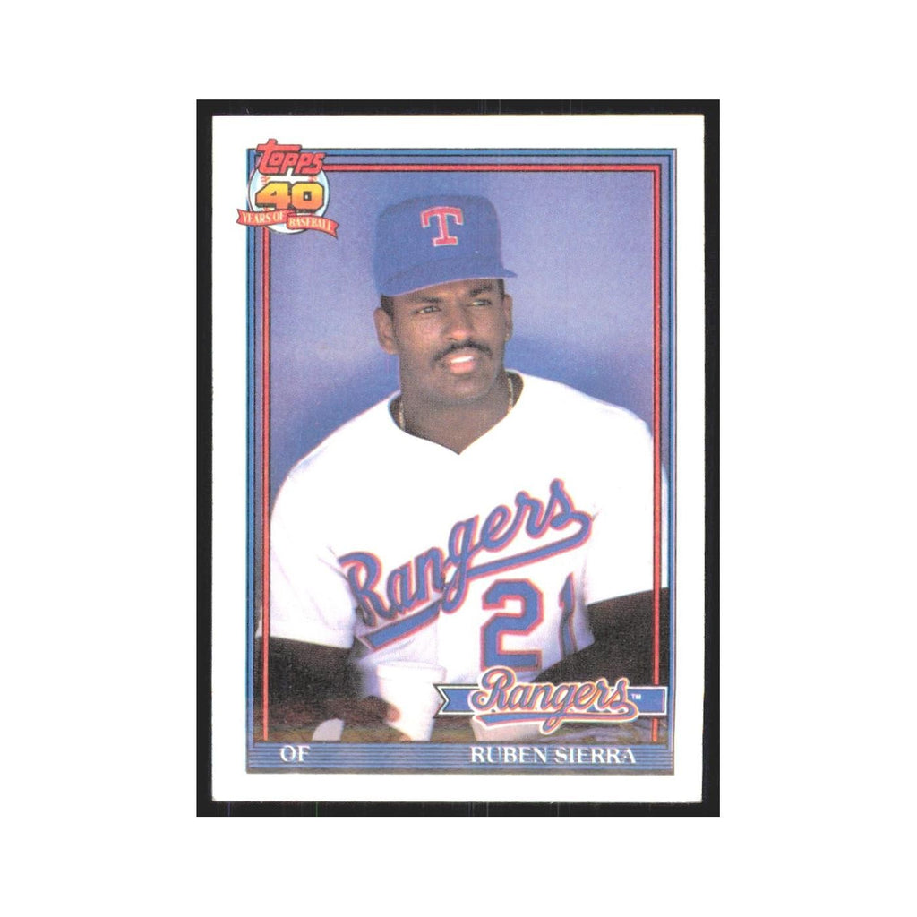 1991 Topps Ruben Sierra Rangers #535