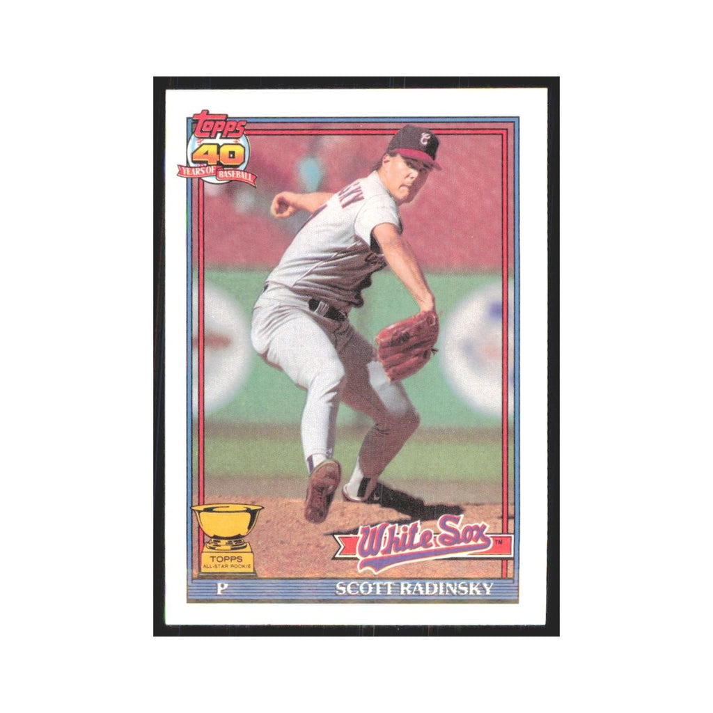 1991 Topps Scott Radinsky White Sox #299
