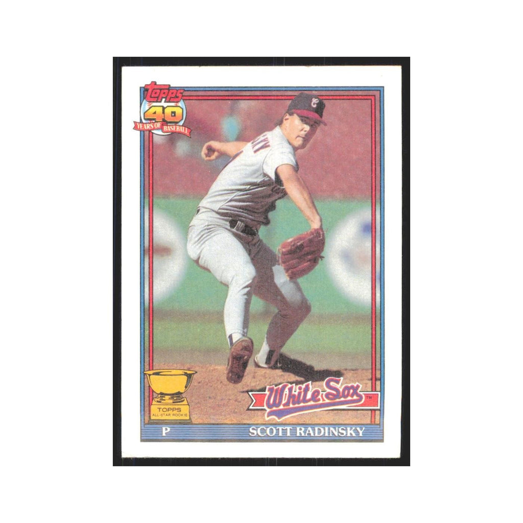1991 Topps Scott Radinsky White Sox #299