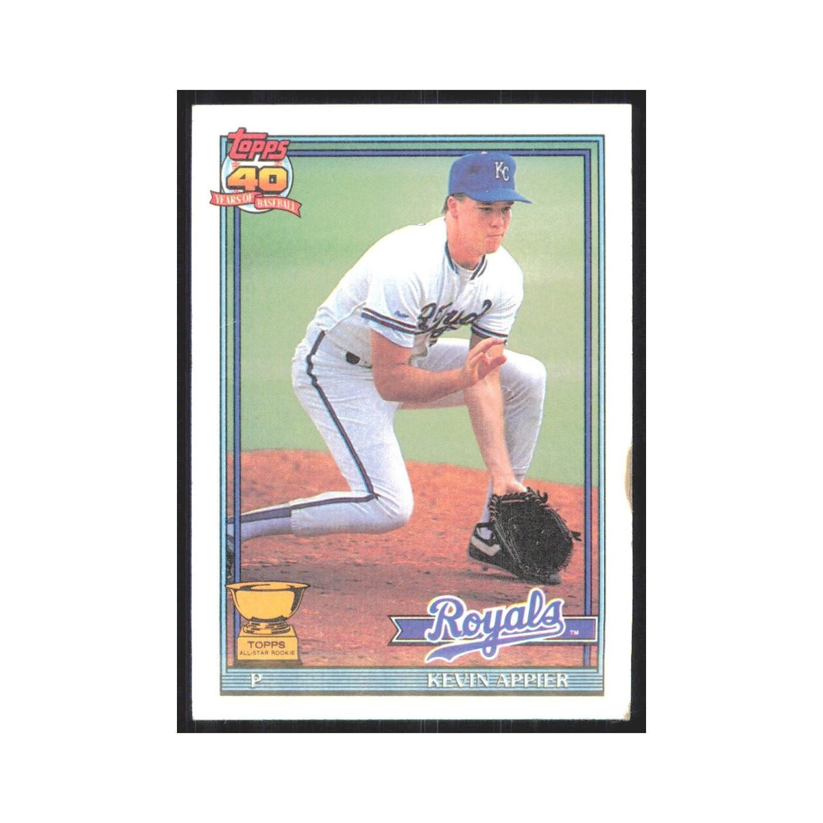1991 Topps Kevin Appier Royals #454