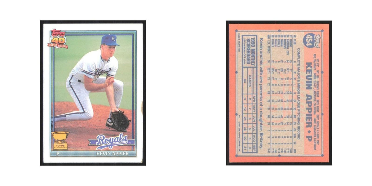 1991 Topps Kevin Appier Royals #454